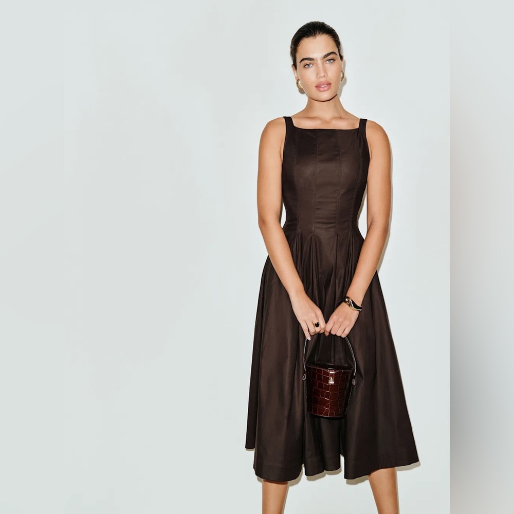NWT LINEN jovana dress REfORMATiON